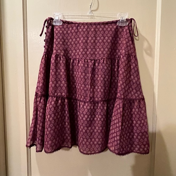 Free People Hexagon Print Knee length skirt - Picture 3 of 10